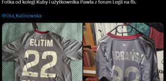 TRAGICZNIE WYGLĄDAJĄCY NAMESET na ''specjalnych'' koszulkach Legii xD